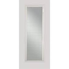 Odl Blink 22 In X 64 In X 1 In Enclosed Blinds With Low E Door Glass With White Frame Replacement Glass Panel