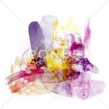 Abstract Watercolor Paint Background On