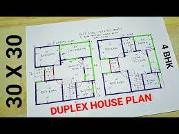 Duplex House Plan With Car Parking