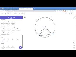 A Circle With 3 Points In Geogebra