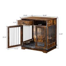 Brown Dog Crates Indoor Pet Crate End