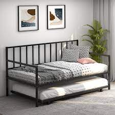 Metal Daybed Sofa Bed Set