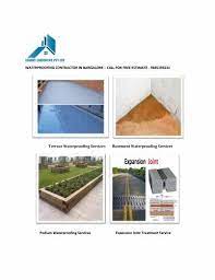 Waterproofing Contract Services At Rs