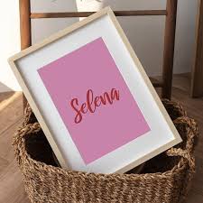 Selena Quintanilla Poster Selena Sign
