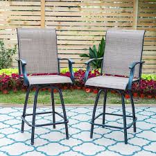 Swivel Metal Outdoor Bar Stool