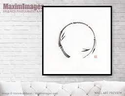 Enso Circle In Shape Of Bamboo Stalk