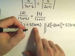 Solving Absolute Value Equations