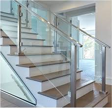 Stainless Steel Ss Glass Stair Railing