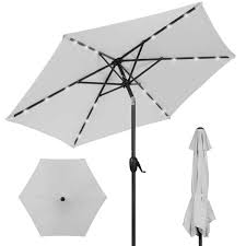 Solar Tilt Patio Umbrella