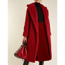 Fleece Teddy Bear Winter Trench Coat