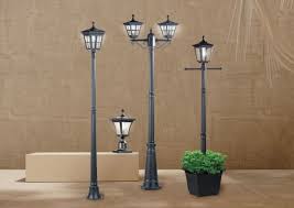 Solar Post Light Led Single Lamp With