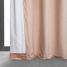 Pink Grommet Blackout Velvet Curtain