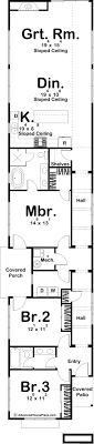 Modern 1 Story Narrow House Highland Park