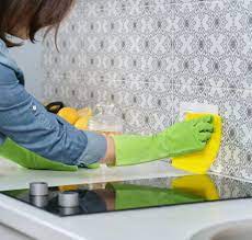 Clean Stubborn Kitchen Backsplash Tiles