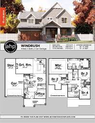 2 Story Cottage Style House Plan