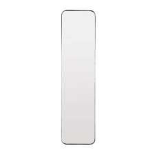 Decmode 12 Inch X 48 Inch Black Wall Mirror With Thin Frame