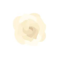 Gardenia Flat Icon Isolated On White