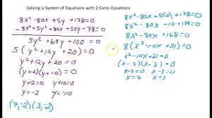 Conic Equations