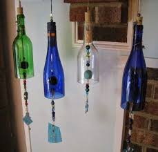 Glass Bottle Wind Chimes