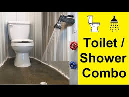 Toilet Shower Combo Build