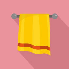 Bathroom Towel Vector Icon