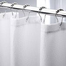 1pc Waffle Shower Curtain Stall Shower