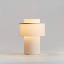 Reese Natural Linen Kids Table Lamp