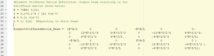 rigid modes in 2d beam fem