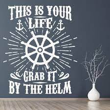 Sailing Quote Wall Decal Sticker