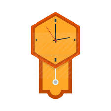 Large Clock Flat Multicolor Icon