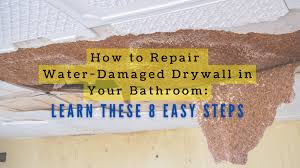 Water Damaged Drywall In Your Bathroom