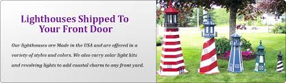Maine Lighthouses And Lawn Ornaments