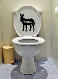 Nice A Funny Toilet Seat Decal