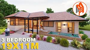 L Shaped House Design 3 Bedroom