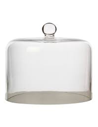 Glass Cake Dome 6 Items Myer