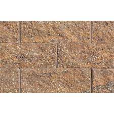 Rockwood Retaining Walls Sapphire 6 In H X 17 25 In W X 12 In D Beechwood Concrete Retaining Wall Block 27 Pieces 20 25 Sq Ft Pallet