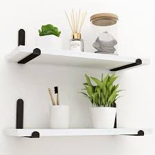 Godimerhea White Floating Shelves Over