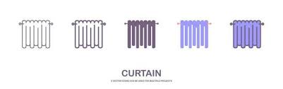 Drape Vector Icon Ilration