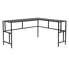 Crosby St Brooklyn Metal Desk Black