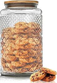 Cookie Jar Wide Mouth Large Glass Jars