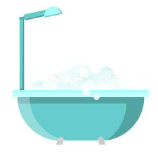Bath Tub With Shower Icon Ad Aff