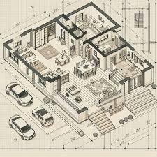 Architectural 2d Plan First Floor