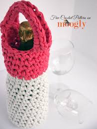 Wine Carrier Free Crochet Pattern