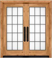 Glass Exterior Double Door