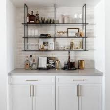 Glass Front Bar Cabinets Design Ideas