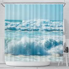 Rolling Ocean Surf Shower Curtain