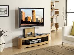 Jual Cantilever Modern Tv Stand Glass