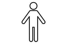 Human Figure Line Icon Person Symbol