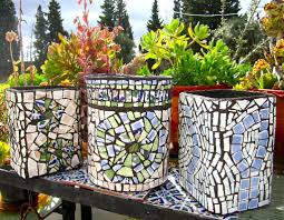 Mosaic Garden Mosaic Pots Mosaic