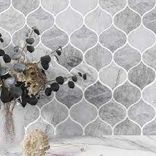 Arabesque Matte Glass Mosaic Tile